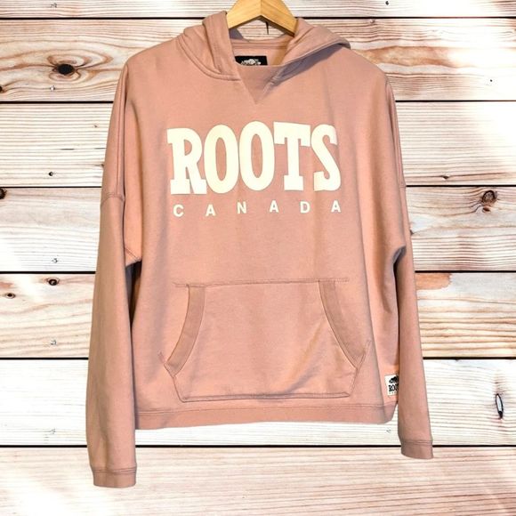 Root canada pullover/Hoodie in like new condition. Its more of a baby pink color - Picture 1 of 3